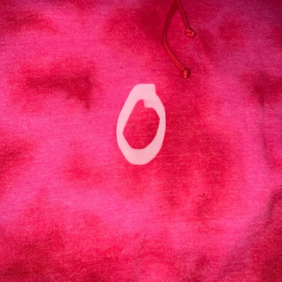 AVIATOR NATION Women’s Pink Hand Tie Dyed Cropped Hoodie/Sweatshirt/Pullover 🩷 - Picture 11 of 13